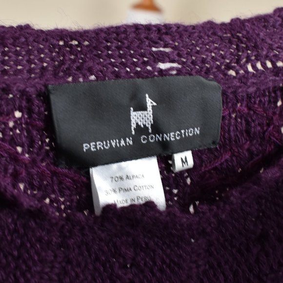 Peruvian Connection Alpaca Scalloped Sweater - Picture 7 of 7